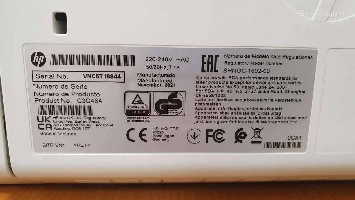 Spausdintuvas Hp Laser Jet Pro M203dn - nuotraukos Nr. 6