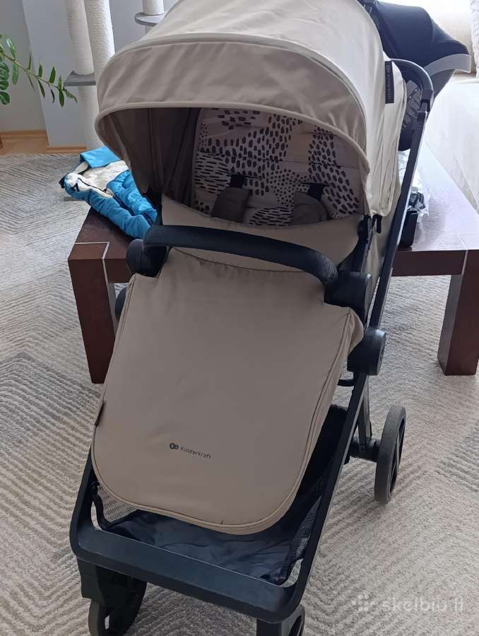 Universalus vežimėlis Kinderkraft 3in1, Newly Beig - nuotraukos Nr. 26
