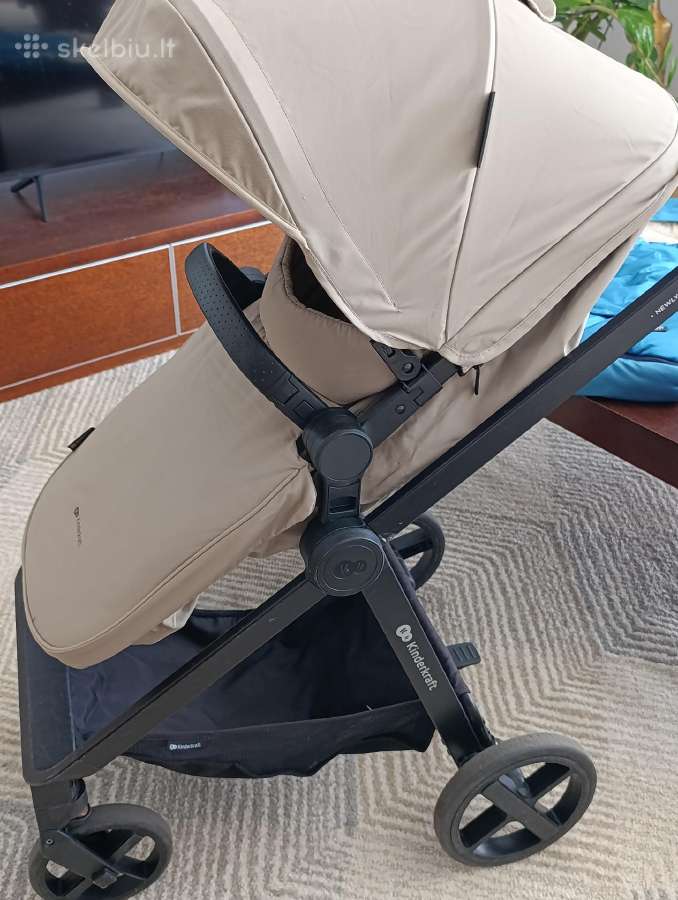 Universalus vežimėlis Kinderkraft 3in1, Newly Beig - nuotraukos Nr. 28