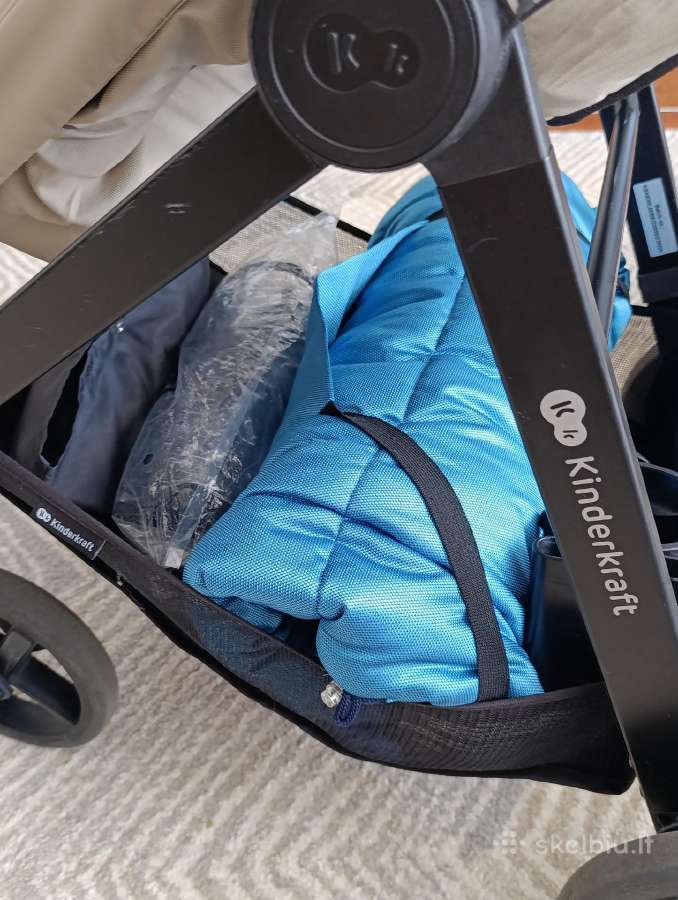 Universalus vežimėlis Kinderkraft 3in1, Newly Beig - nuotraukos Nr. 32
