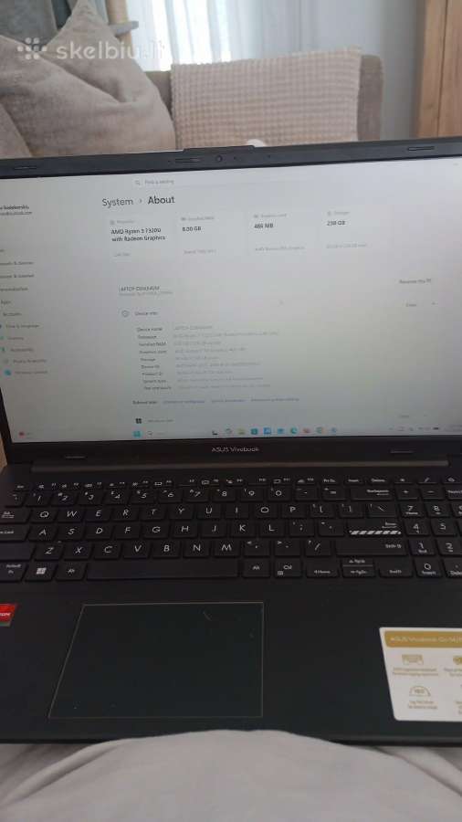 Asus nešiojamas kompiuteris