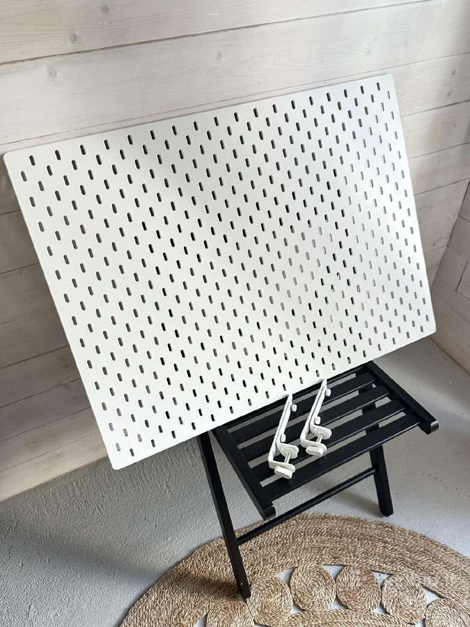 Ikea Skadis perforuota lenta su stalo laikikliais - nuotraukos Nr. 2