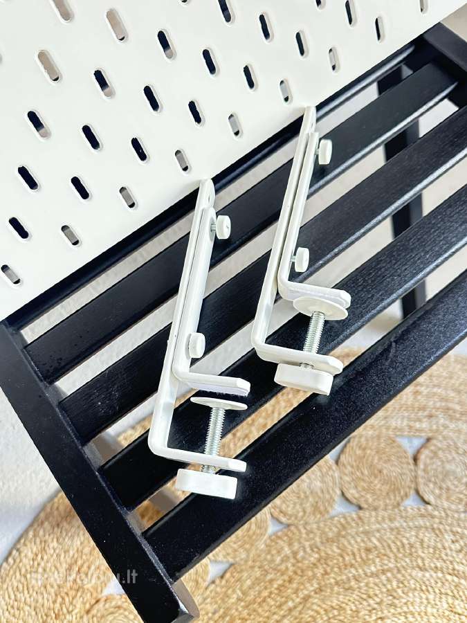 Ikea Skadis perforuota lenta su stalo laikikliais - nuotraukos Nr. 3