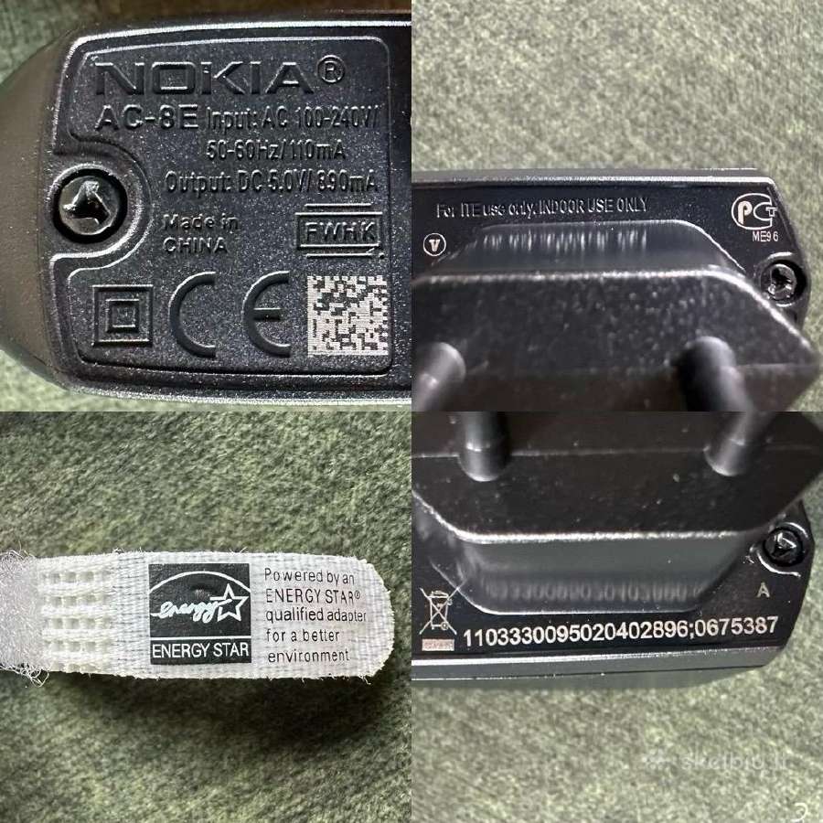Nokia telefono įkroviklis - nuotraukos Nr. 3