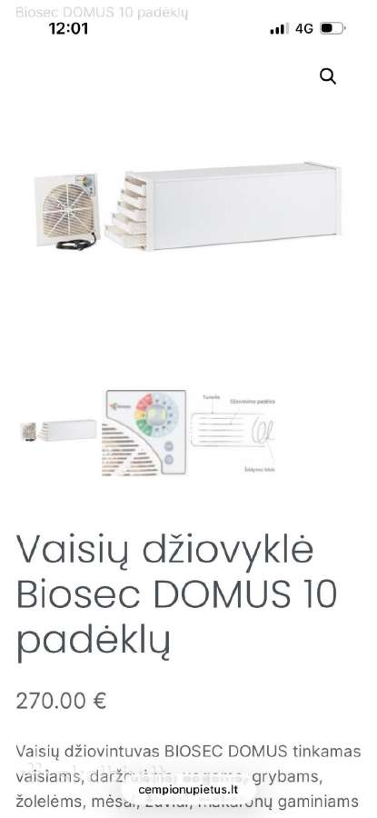 Vaisių džiovyklė - nuotraukos Nr. 2