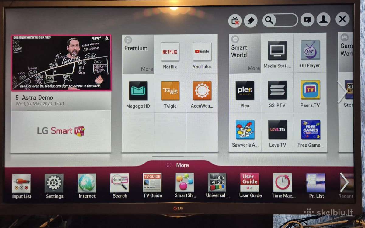 LG smart TV 47" (119 cm) Fhd televizorius - nuotraukos Nr. 2