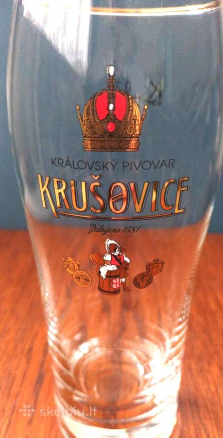 Taurė alui, 0,3l, Krušovice - nuotraukos Nr. 2