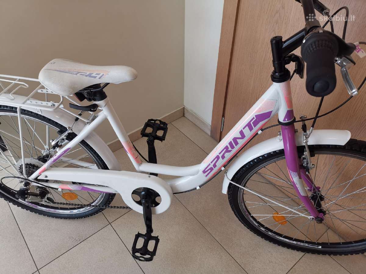 Elegantiškas dviratukas 7-12m.mergaitei su pavarom - nuotraukos Nr. 2