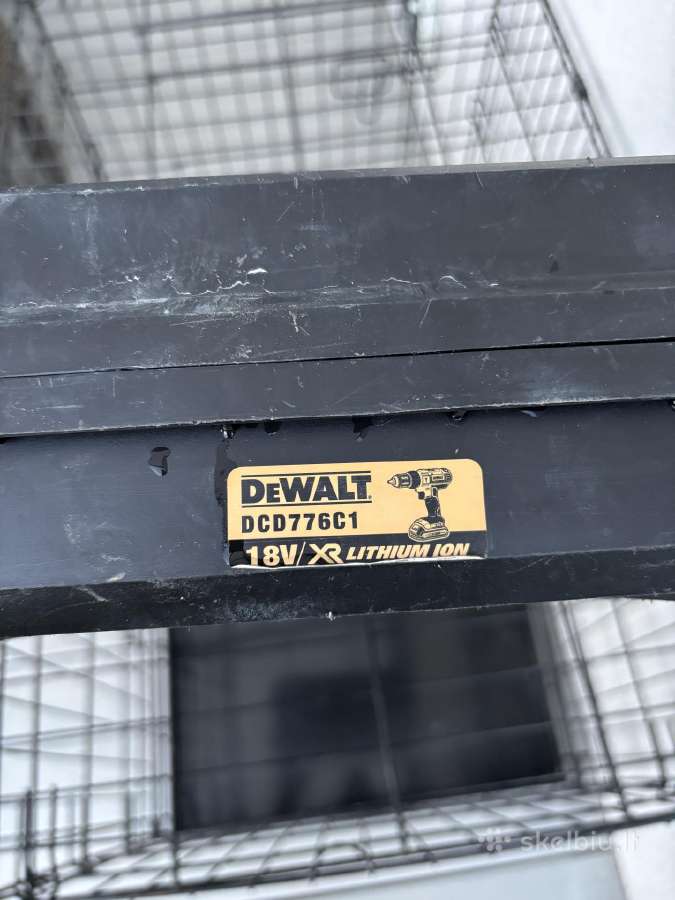Akumuliatorinis suktuvas Dewalt Dcd776c1 - nuotraukos Nr. 7