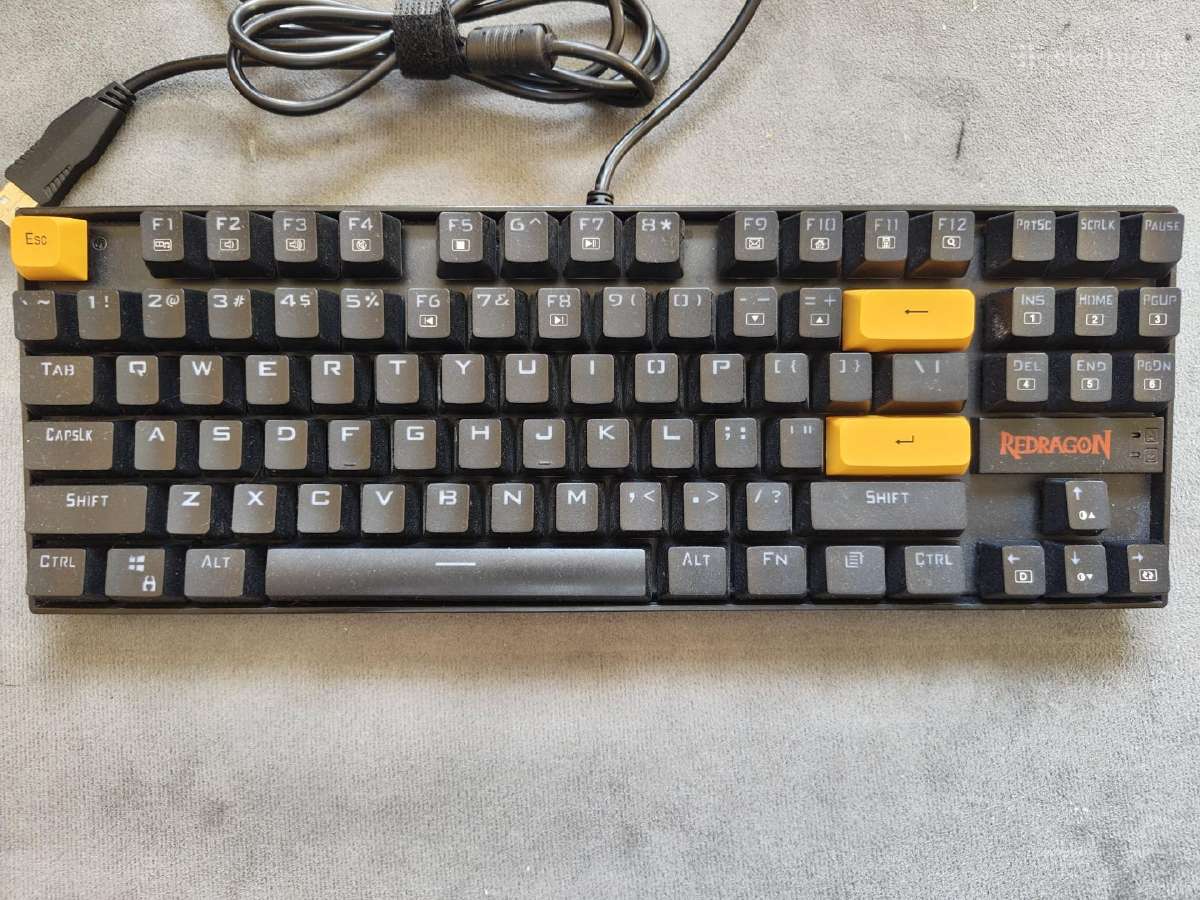 Redragon K552 Rgb klaviatūra, Blue switch