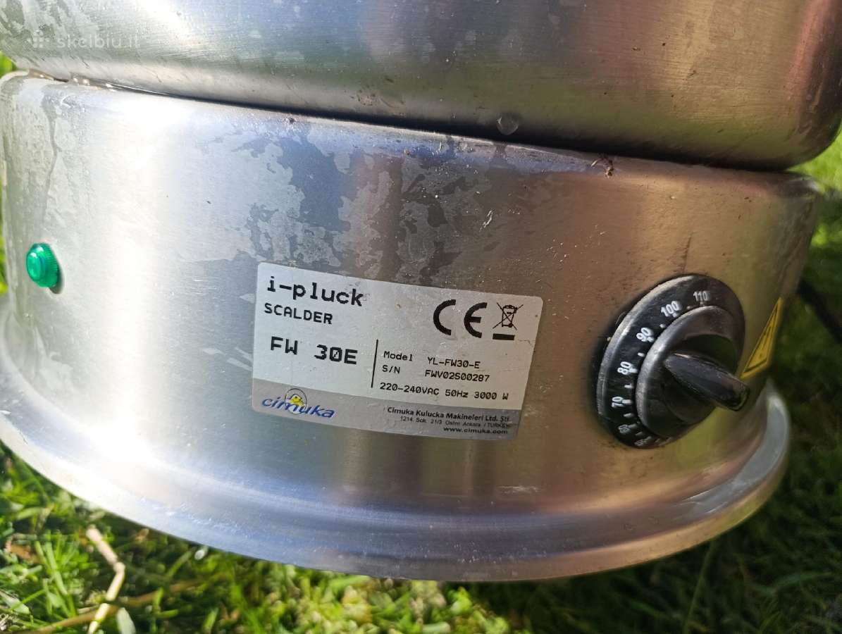 Paukščių pešimo ir plikinimo aparatai - nuotraukos Nr. 4