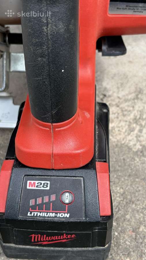 Akumuliatorinis diskinis pjuklas Milwaukee V28 - nuotraukos Nr. 4
