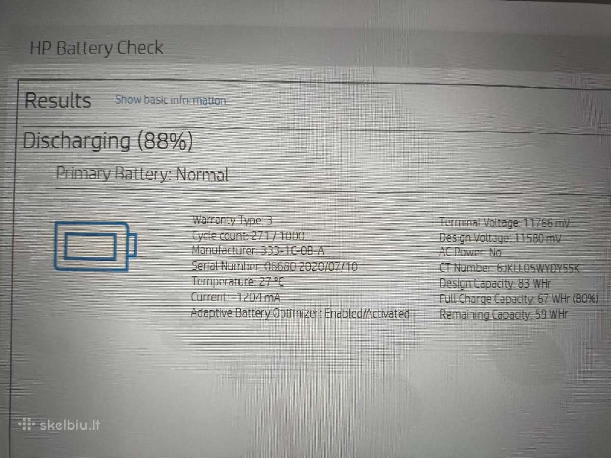 Zbook i9-10885h 32gb 1tb SSD Nvidia Rtx 2070 8gb - nuotraukos Nr. 8
