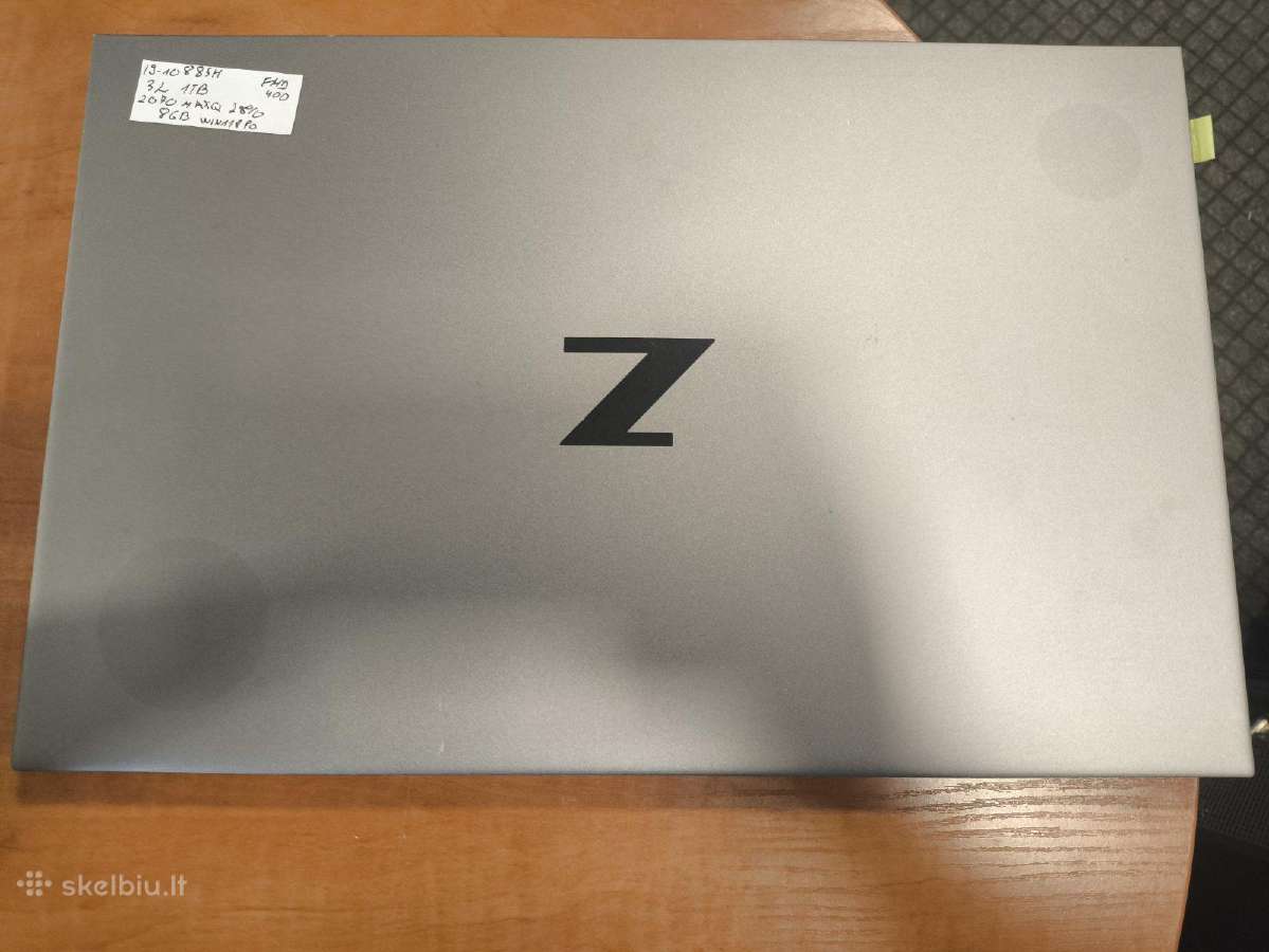 Zbook i9-10885h 32gb 1tb SSD Nvidia Rtx 2070 8gb - nuotraukos Nr. 3