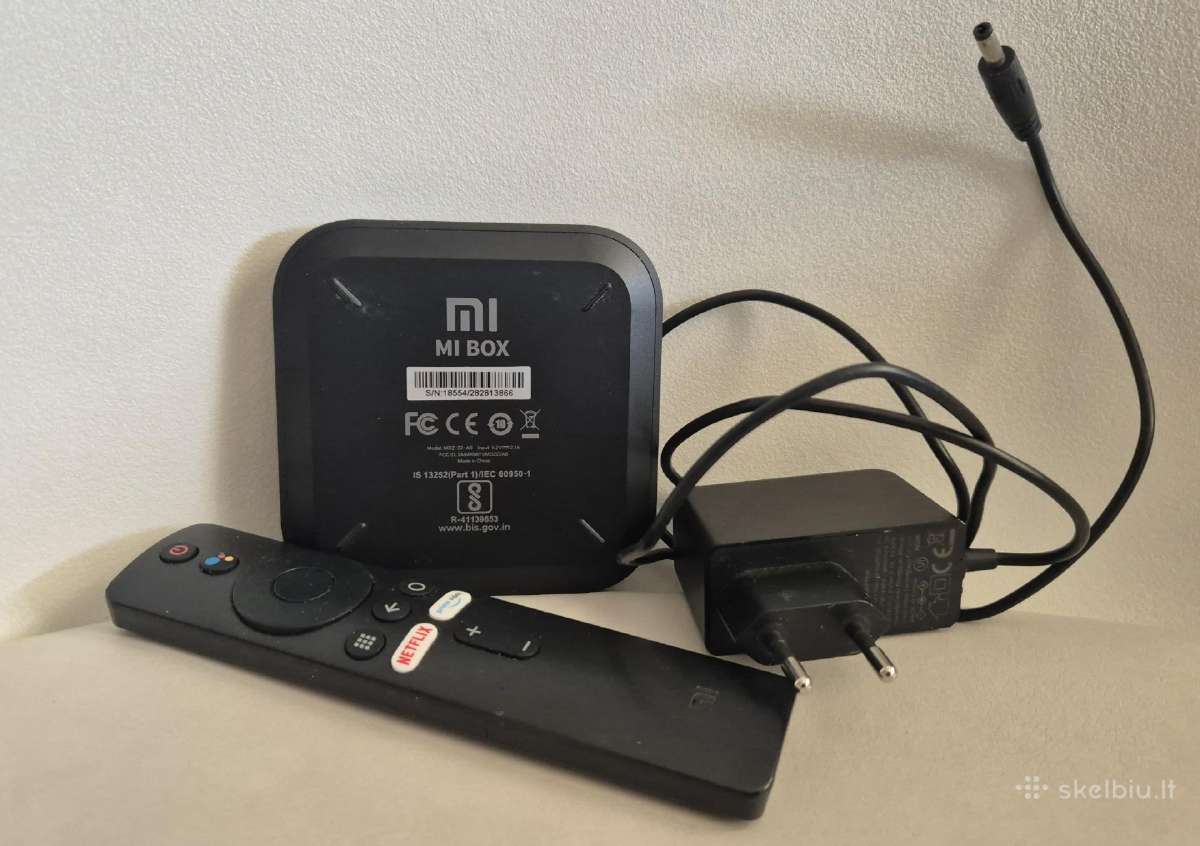 Mi Box android Iptv smart priedėlis su Google TV - nuotraukos Nr. 2