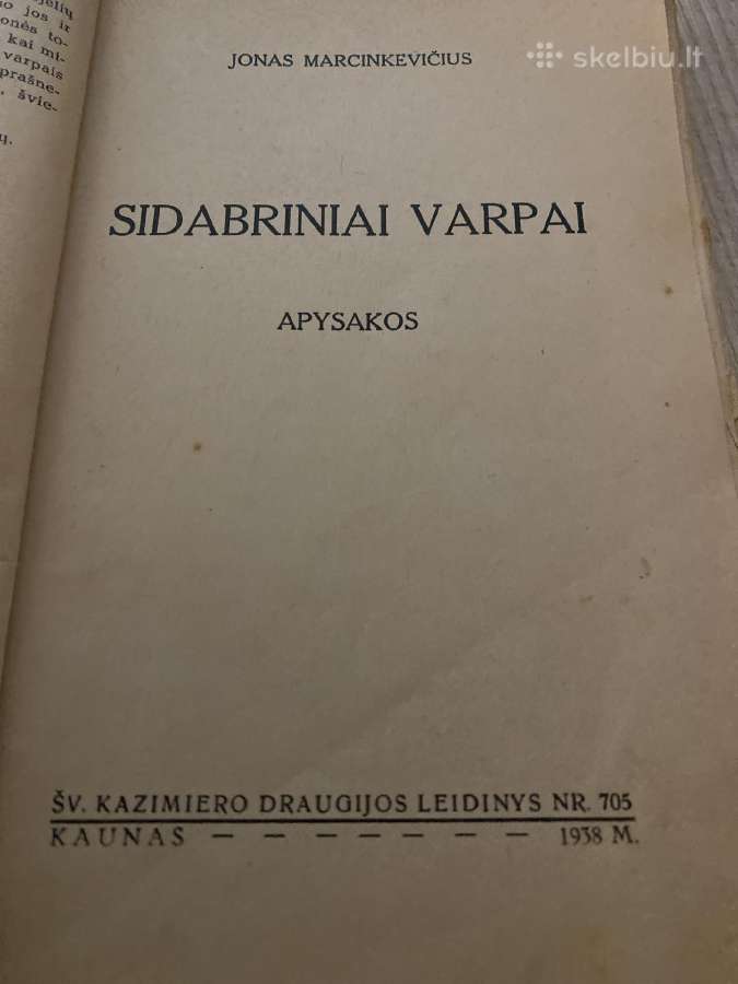 1938m.sidabriniai varpai