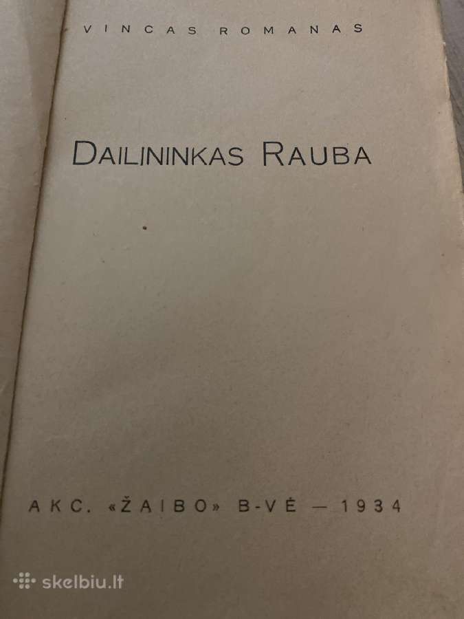 1934m.dailininkas Rauba - nuotraukos Nr. 2