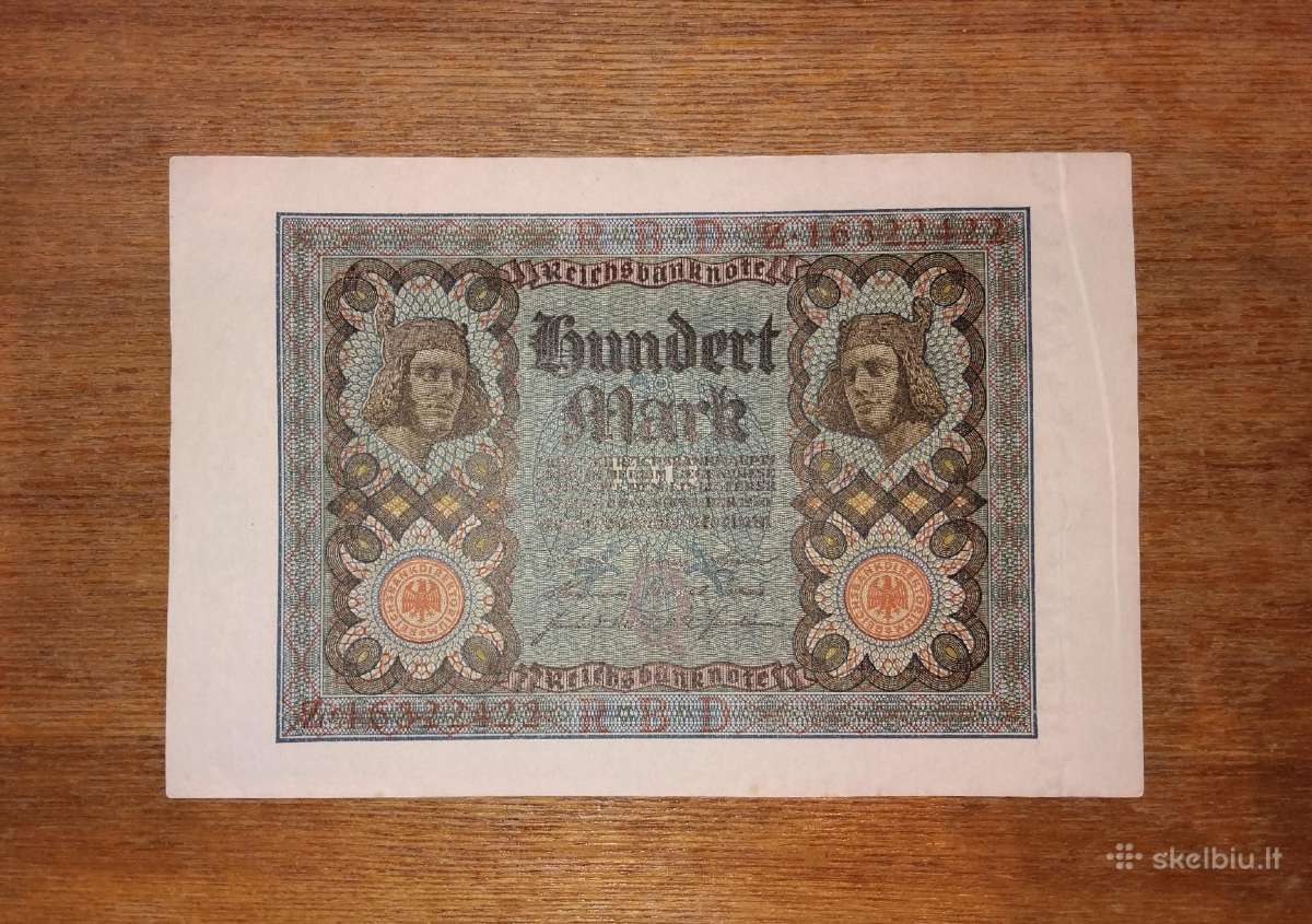 Vokietijos 100 markių banknotas