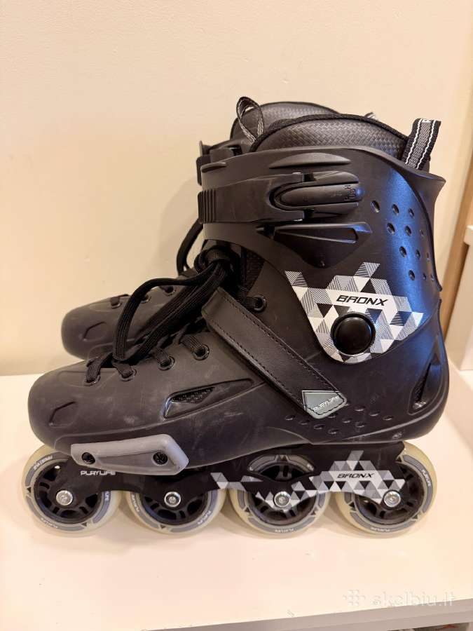 Riedučiai Powerslide Bronx II black/grey 43