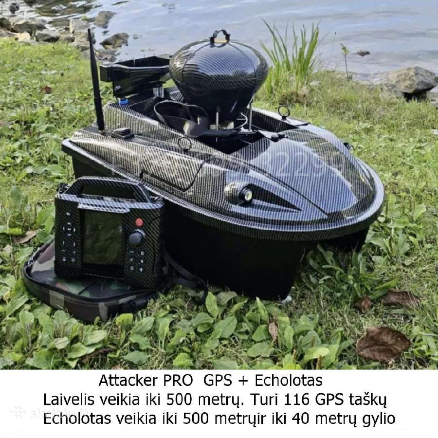 Attacker Pro 116 tšk GPS ir Echolotas
