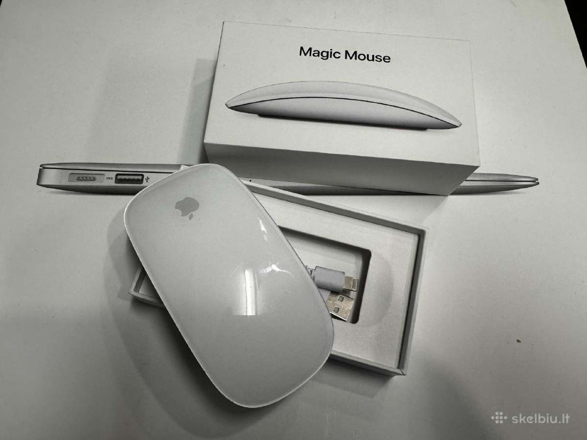 Apple Magic Mouse 2 Mazai naudota su pilnu komplek