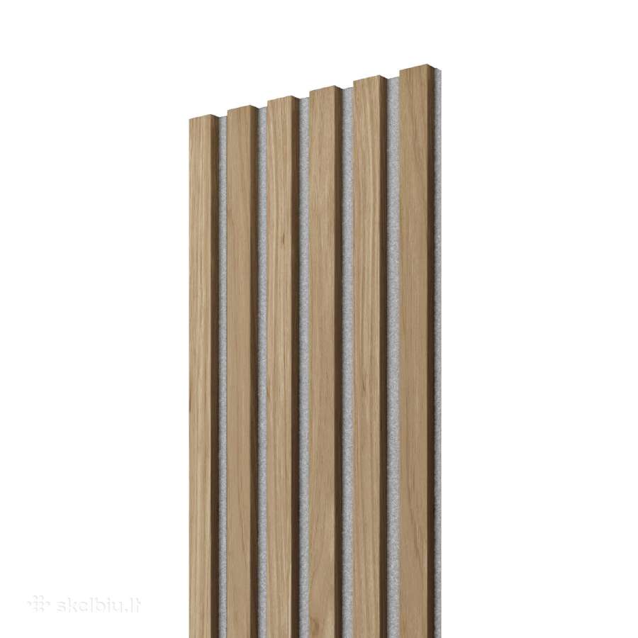 Ąžuolo sienų lamelės ant veltinio nuo 65€ - nuotraukos Nr. 2