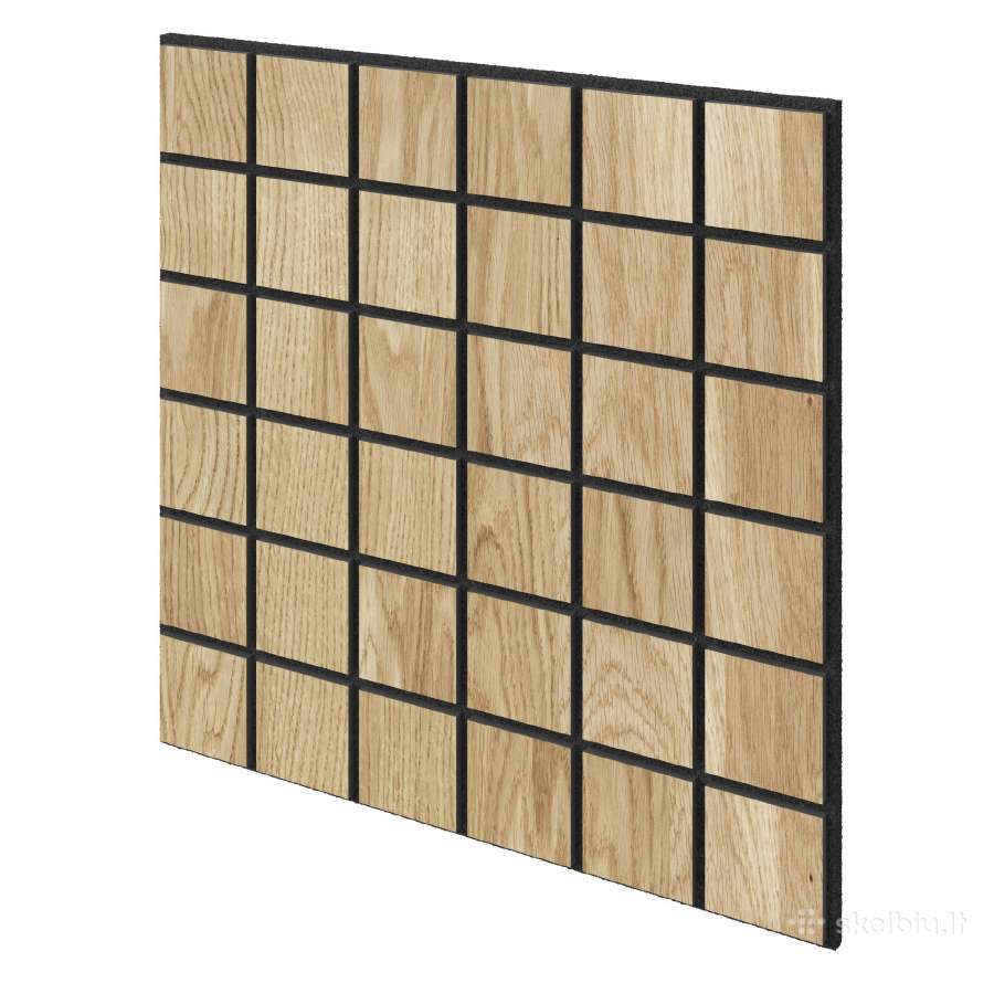 Akustinės sienų lamelės garso slopinimas 65€