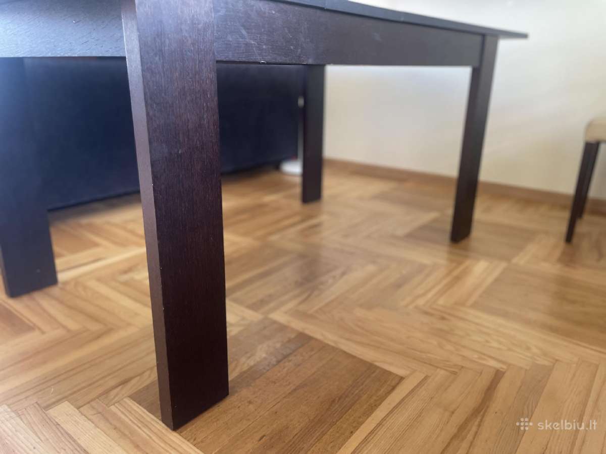 Valgomojo stalas su išskleidimo funkcija - nuotraukos Nr. 4