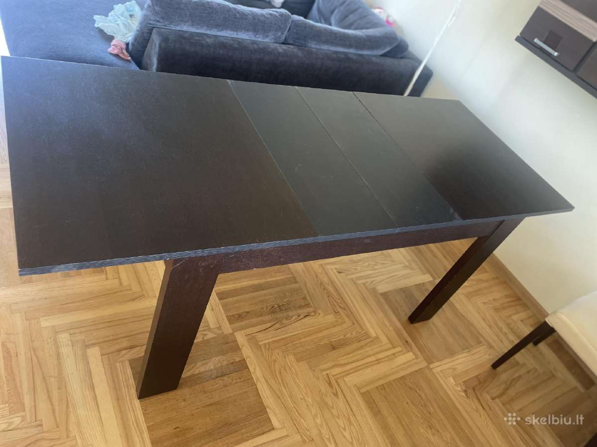 Valgomojo stalas su išskleidimo funkcija - nuotraukos Nr. 6