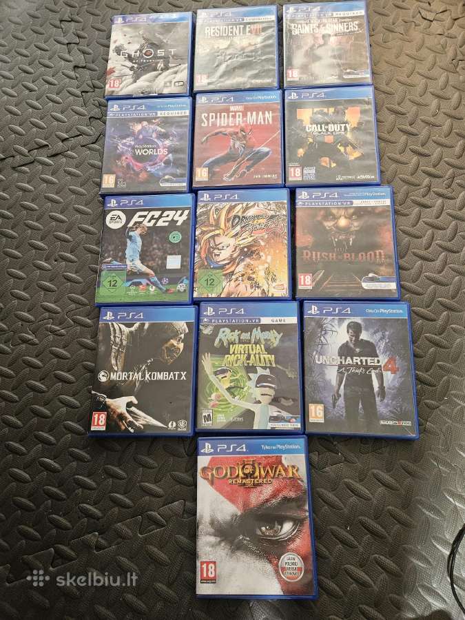 Įvairūs ps4 žaidimai