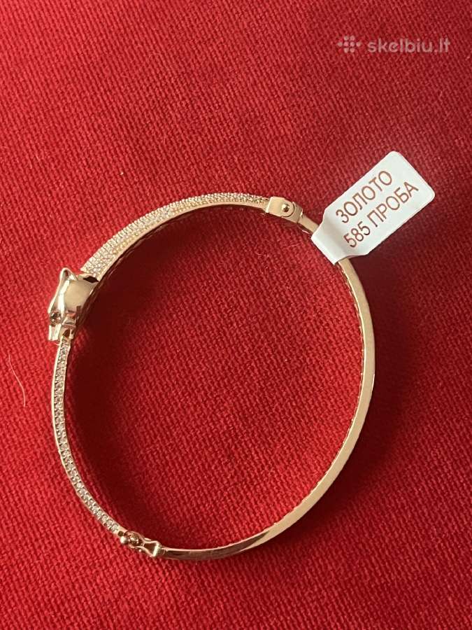 Išskirtinė auksinė cartier apyrankė-lankas - nuotraukos Nr. 24
