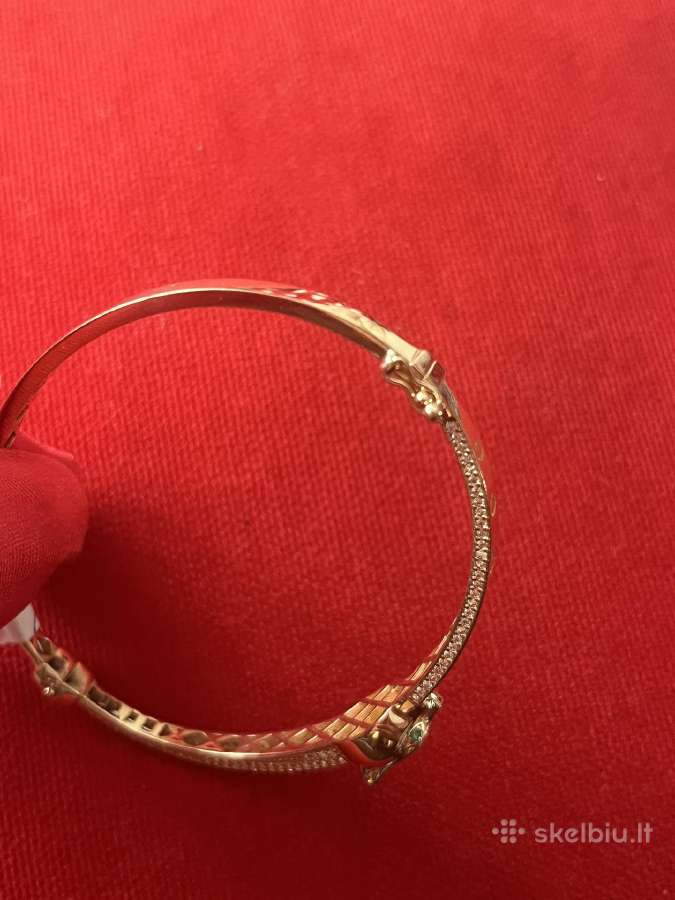 Išskirtinė auksinė cartier apyrankė-lankas - nuotraukos Nr. 25