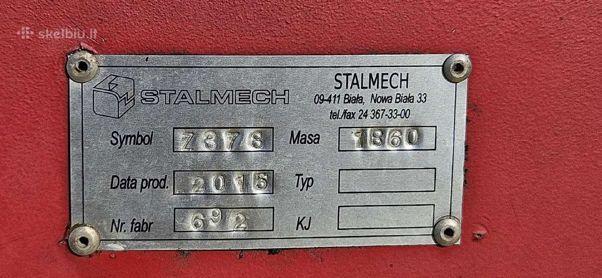 Žolės pjaunamoji-rinktuvas Stalmech - nuotraukos Nr. 6