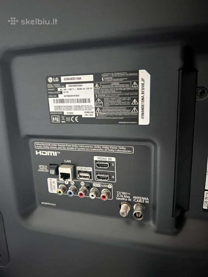 LG Nanocell TV. - nuotraukos Nr. 3