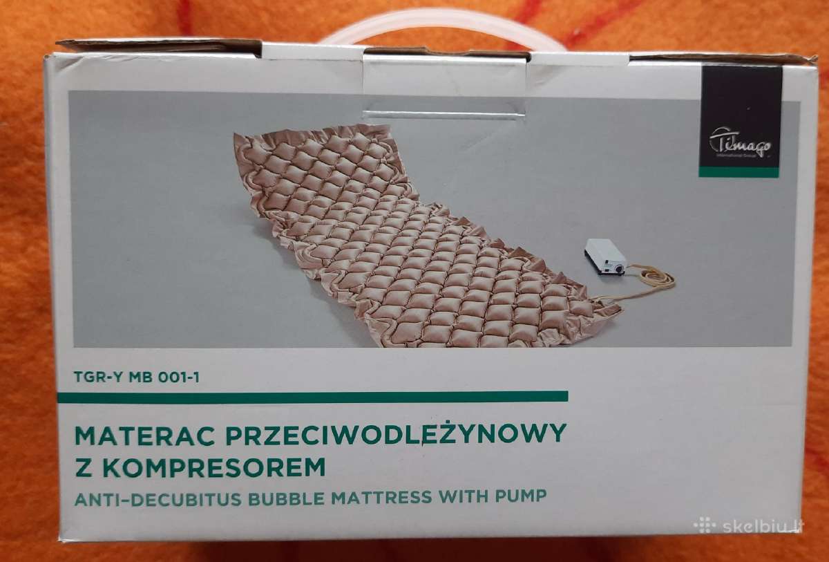 Pragulų čiužinys su kompresoriumi, naujas,timago