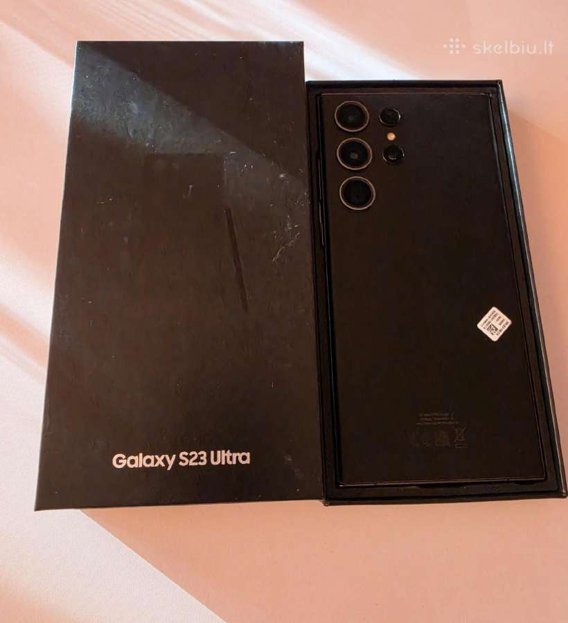 Parduodu naudotą samsung galxy s23 ultra 256gb