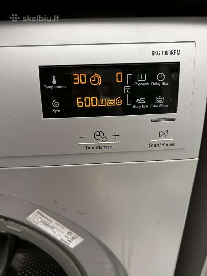 Skalbimo mašina electrolux - nuotraukos Nr. 4