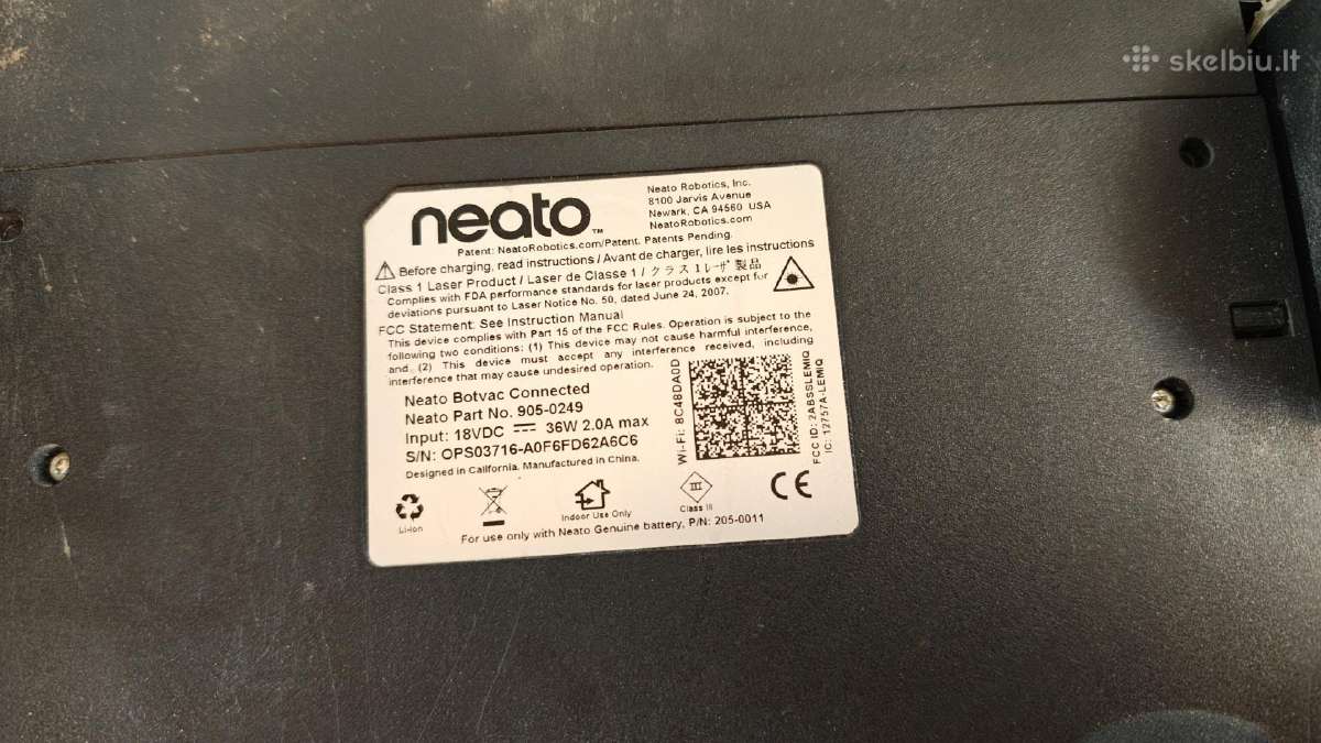 Neato Botvac connected siurblys robotas - nuotraukos Nr. 2