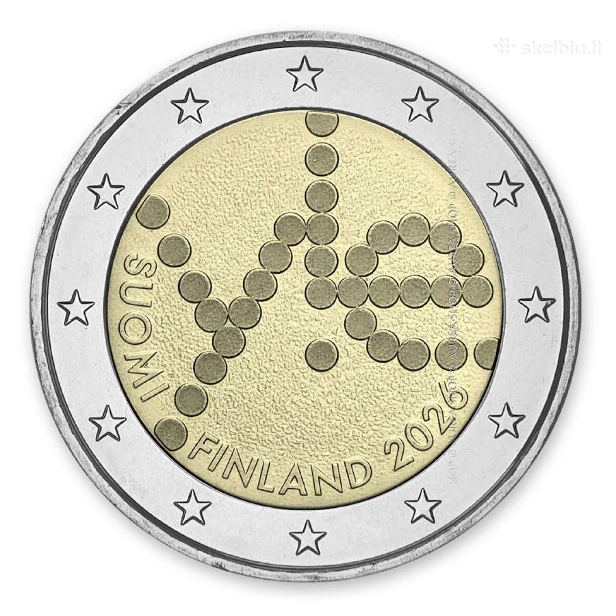 Suomijos 2€ moneta - 2026 Yle! - nuotraukos Nr. 4