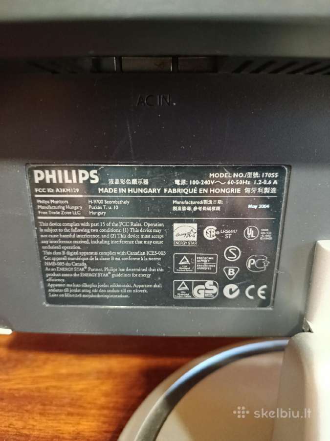 Monitorius Philips 17" - nuotraukos Nr. 2