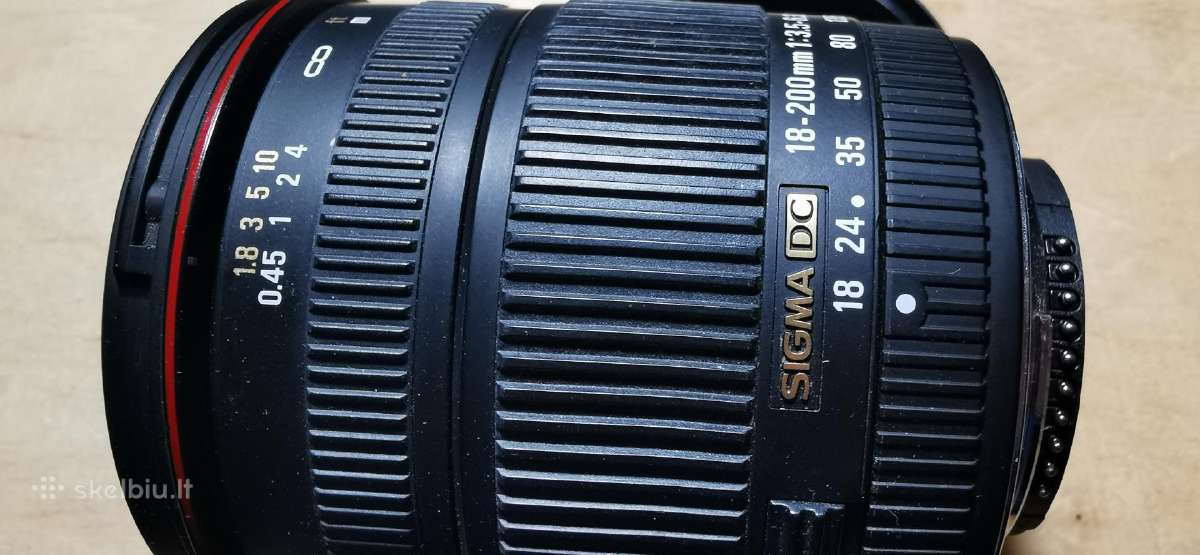 Sigma Dc 18-200 3,5-6,3 nikon - nuotraukos Nr. 2