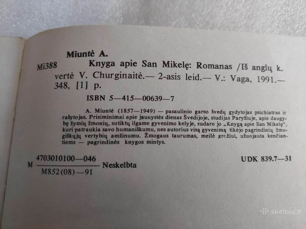 Knyga apie San Mikelę - nuotraukos Nr. 3