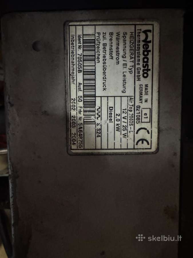 Webasto airtop2000