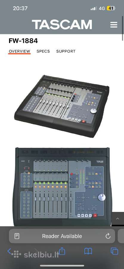 Tascam Fw-1884