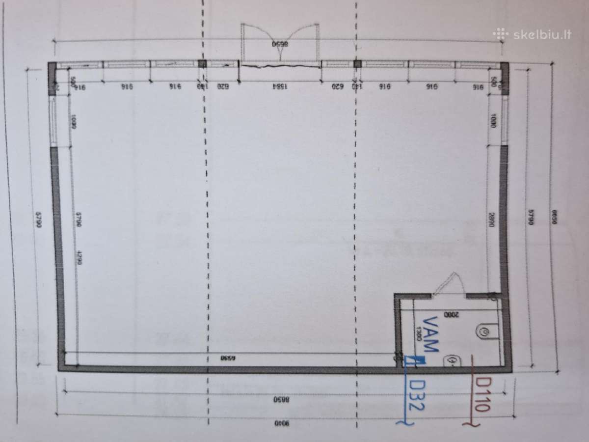 50m2 komercinės patalpos prie Neries kr. - nuotraukos Nr. 22