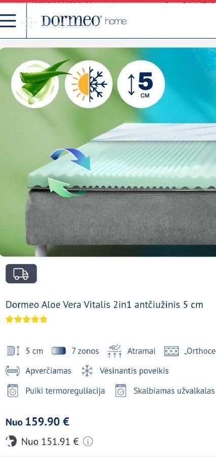 Antčiužinis dormeo