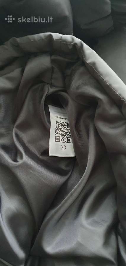 Juoda vyriška Calvin Klein pukinė striukė - nuotraukos Nr. 3