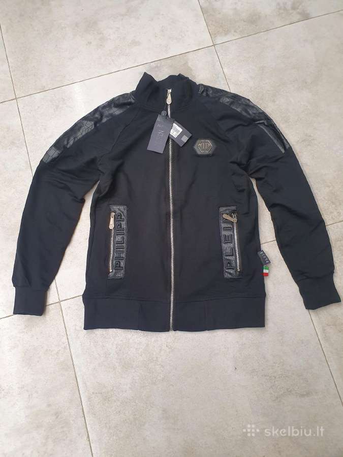 Juodas vyriškas philipp plein treningas