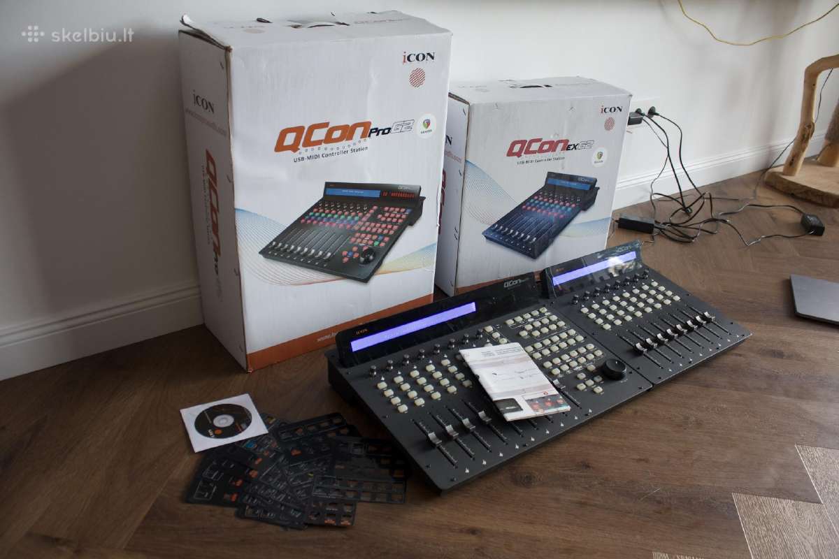 Qcon pro G2 Daw kontroleris+fader extension - nuotraukos Nr. 3