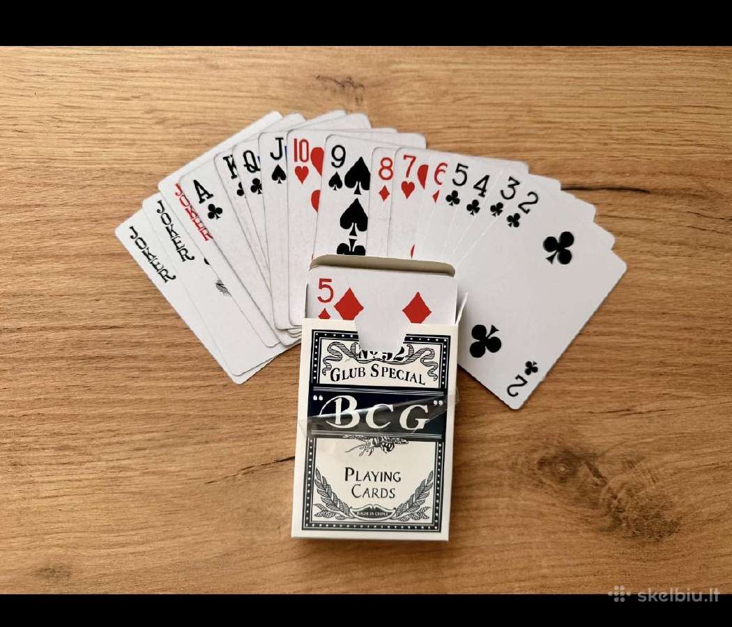 Poker žaidimo kortos